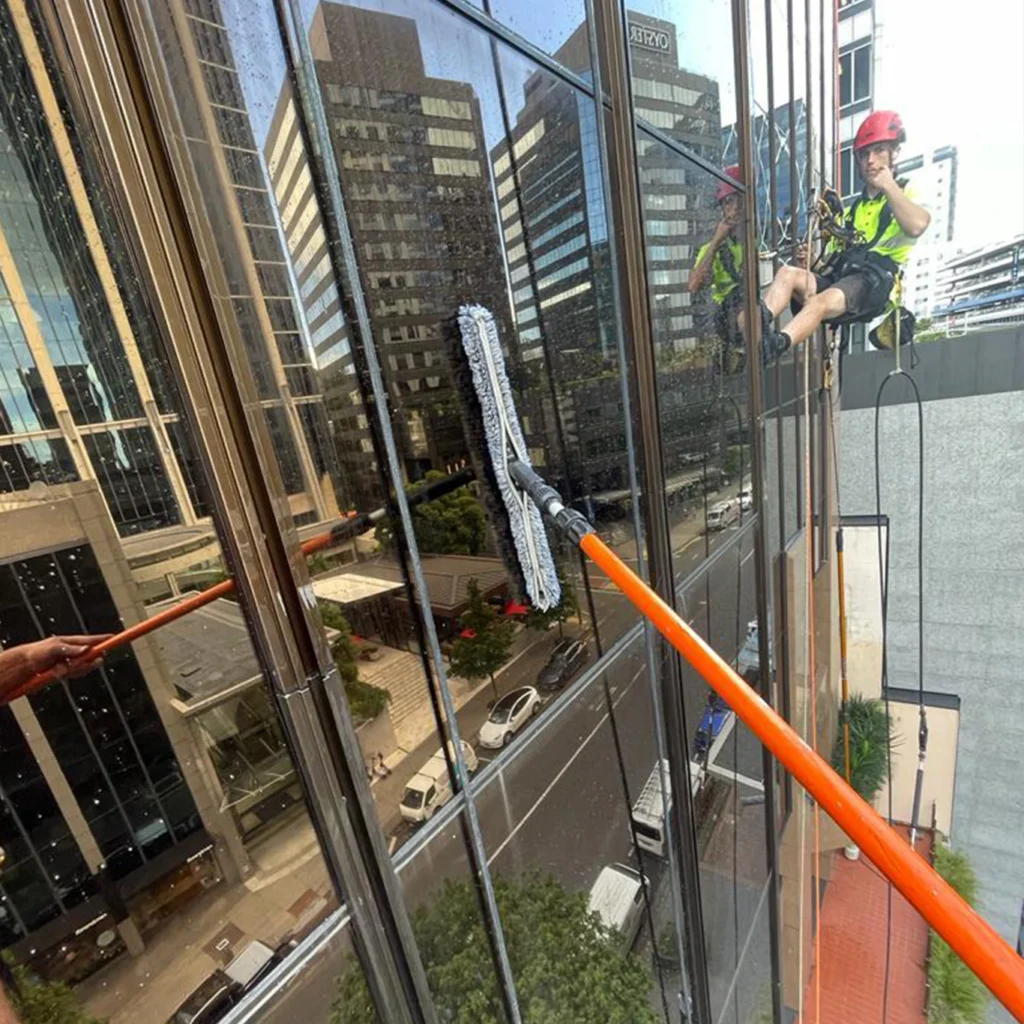 Window-washing-01 Clean Start- Auckland’s premier high-rise cleaning and maintenance specialists