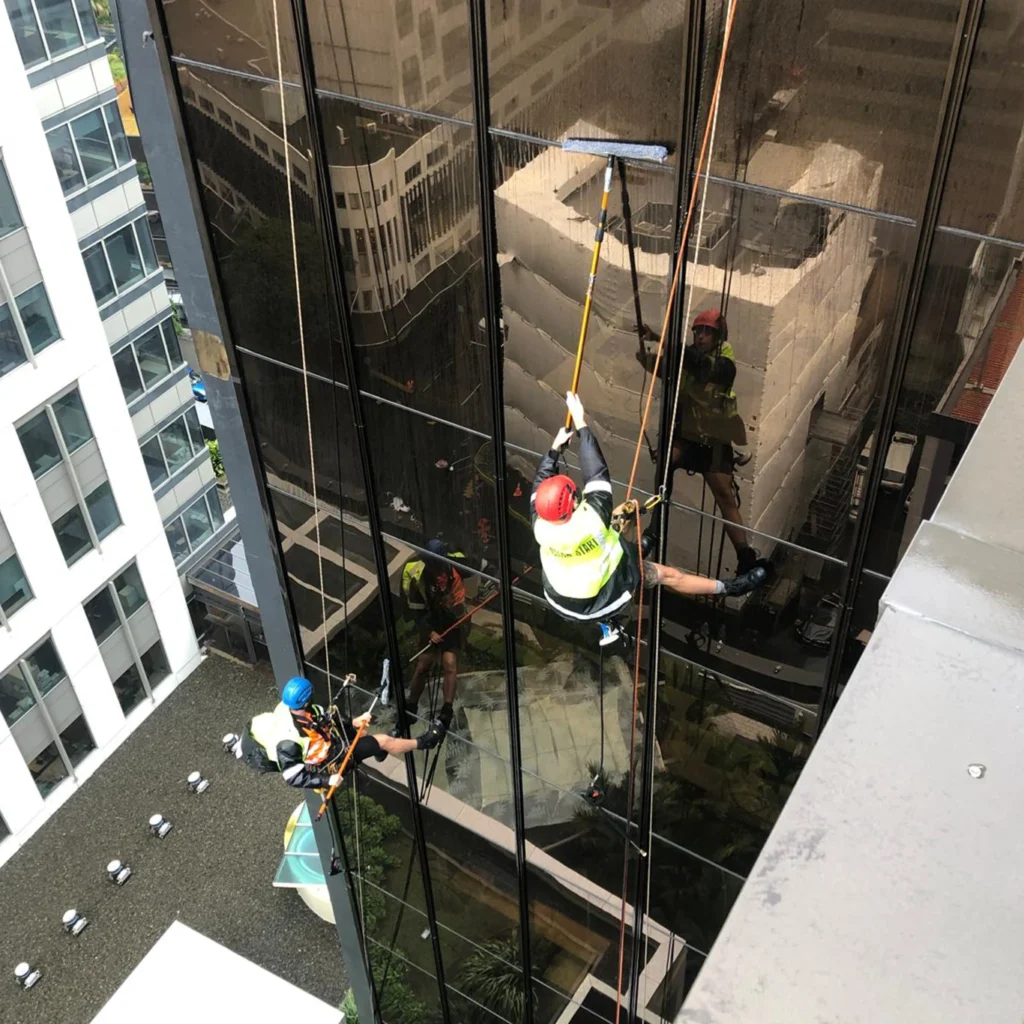 Window-washing-02 Clean Start- Auckland’s premier high-rise cleaning and maintenance specialists